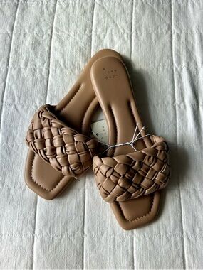 NWT: A New Day Braided Band Sandals